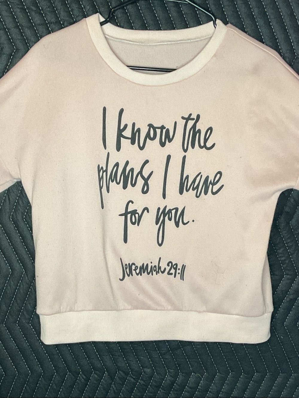 Women’s ' Pink Graphic Pullover Top - Inspirational Scripture